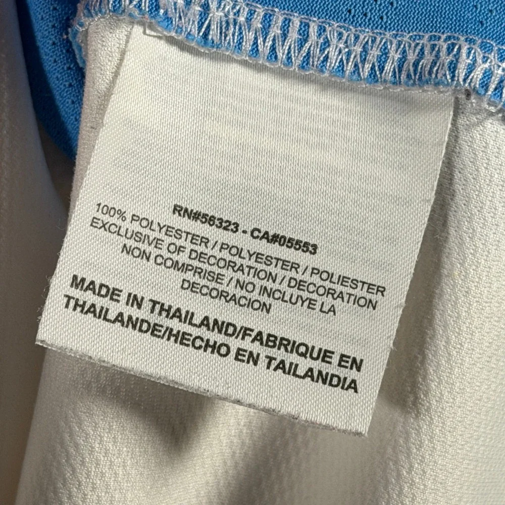 Jordan Mens XXL Blue White 23 Basketball Jersey Dri-FIT Sleeveless Mesh Top